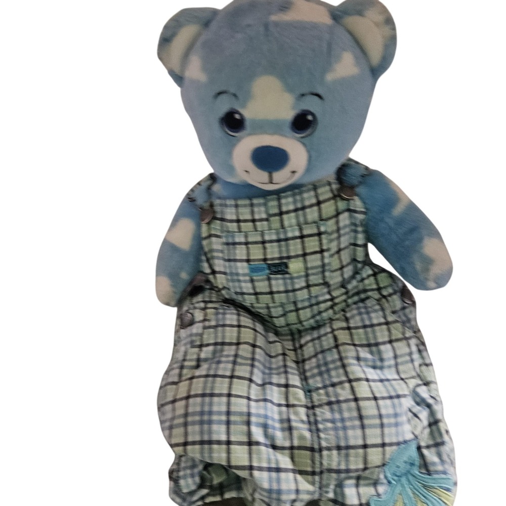 Build-A-Bear Toy Story 4 Blue Bear Plush‎ Deep Blue Sea Overalls Toy